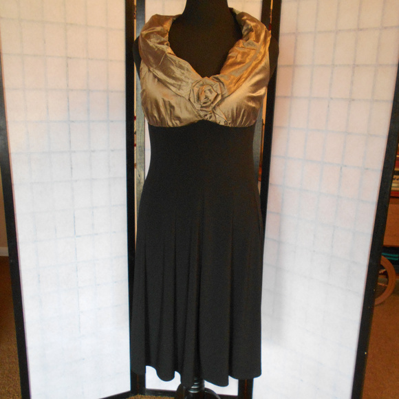 Joseph Ribkoff Dresses & Skirts - Joseph Ribkoff Gold & Black Dress Size 12 Joseph Ribkoff Dresses & Skirts - Joseph Ribkoff Gold & Black Dress Size 12